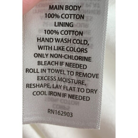 New Rachel Parcell White Dress XL 100% Cotton New With Tags - Picture 8 of 8
